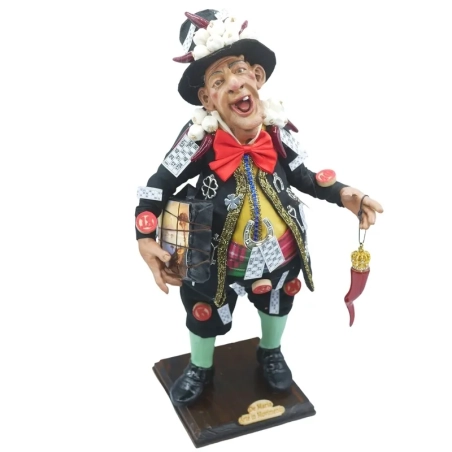 Gobbo scio scio con occhi in vetro 35 cm