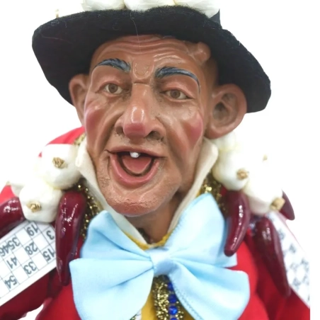 Gobbo scartellato con occhi in vetro 35 cm