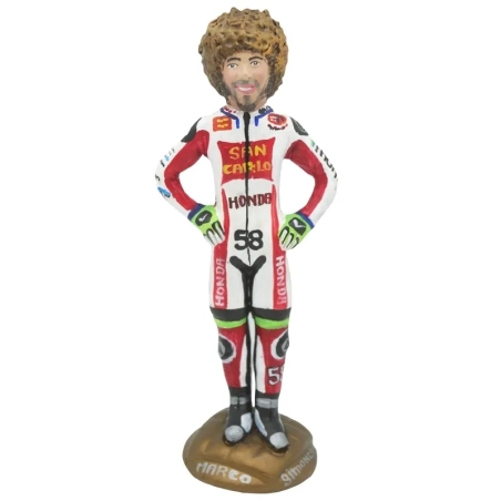 Statuetta Marco Simoncelli in terracotta 17 cm