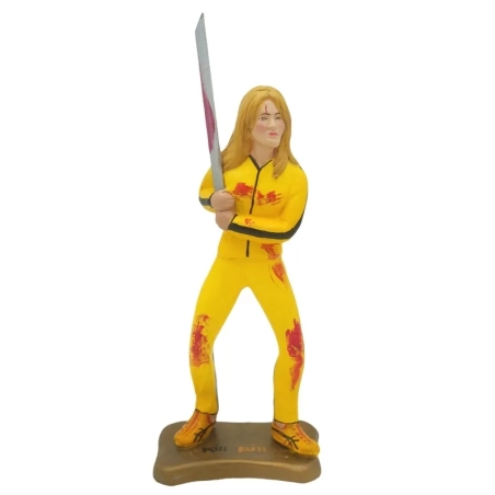 Statuetta Uma Thurman Kill Bill in terracotta 20 cm