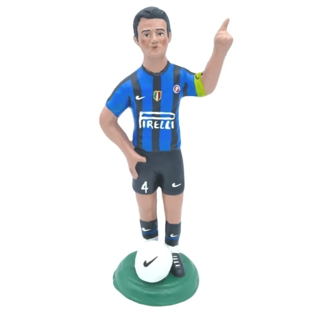 Statuetta Javier Zanetti in terracotta 17 cm