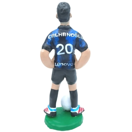 Statuetta Hakan Çalhanoğlu in terracotta 17 cm