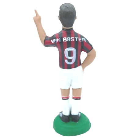 Statuina Marco Van Basten Milan da 17 cm