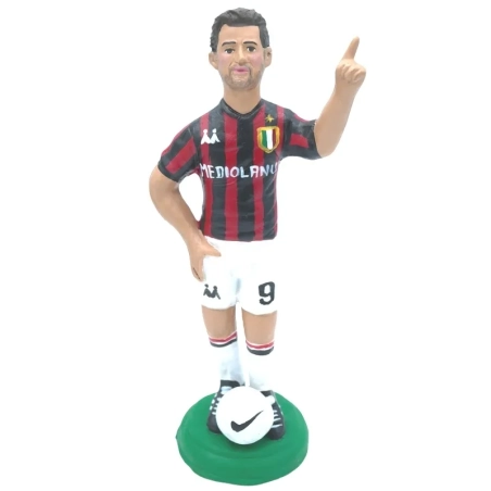 Statuina Marco Van Basten Milan da 17 cm