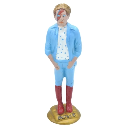 Statuetta David Bowie in terracotta 17 cm