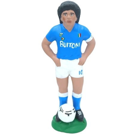 Statuetta Maradona in terracotta 18 cm