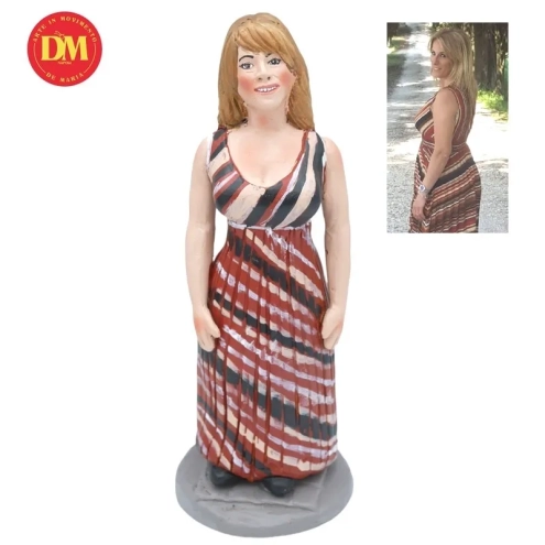 Statuina con il tuo volto da 15 cm
