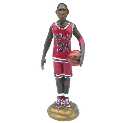 Statuetta Michael Jordan in terracotta 17 cm