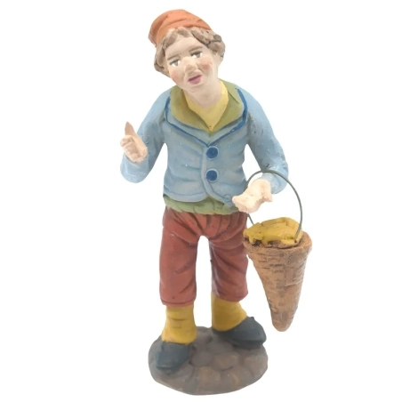 Fruttivendolo di quartiere in terracotta 10 cm