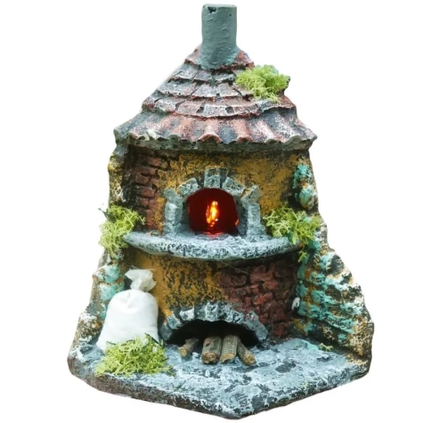 Antico Forno in terracotta per pastori da 10 cm