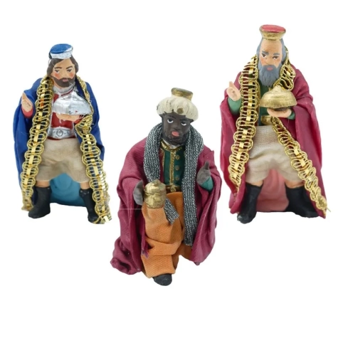 Re Magi  vestiti in stoffa 10 cm