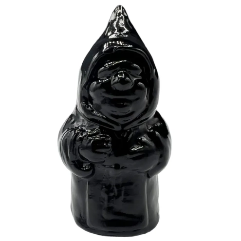 Statuina O' Munaciello nero stilizzato 10 cm