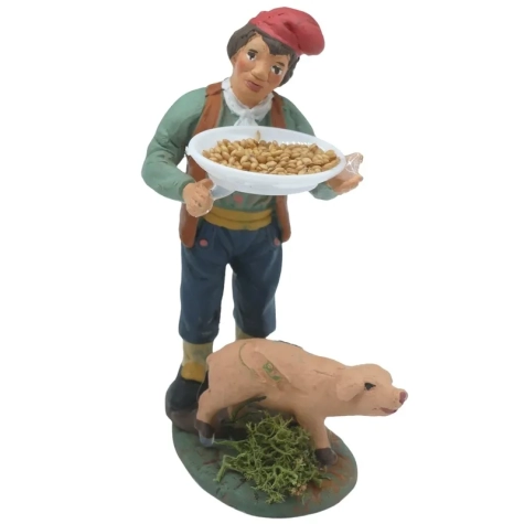 Contadino in campagna in terracotta 10 cm