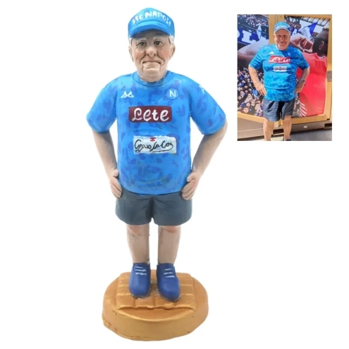 Statuina con il tuo volto da 15 cm