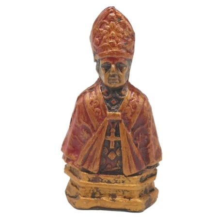 Busto San Gennaro in terracotta 6 cm