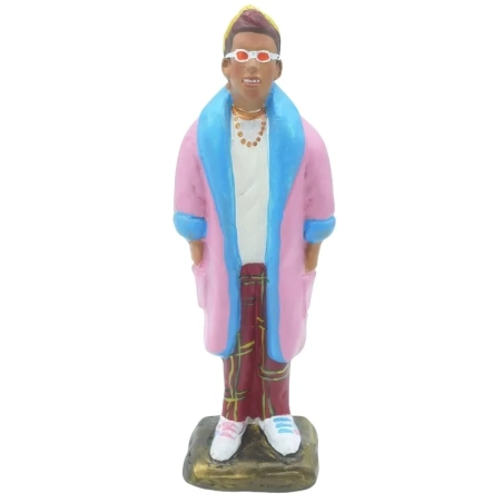 Statuetta Sfera Ebbasta in terracotta 17 cm