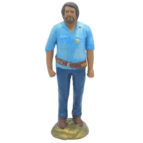 Statuetta Bud Spencer in terracotta 17 cm