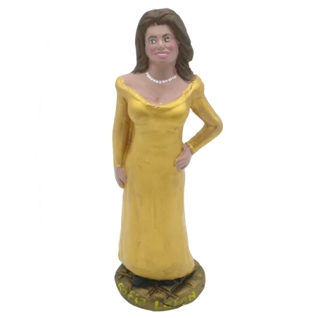 Statuetta Sofia Loren in terracotta 15 cm
