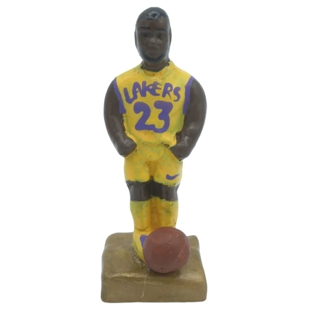 mini statuina di Lebron James Basket 6 cm