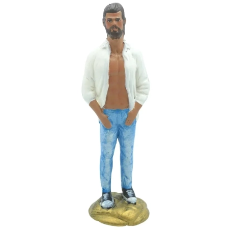 Statuetta Can Yaman in terracotta 15 cm