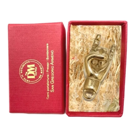Gioiello Corna oro Ciondolo in metallo 1.5 cm