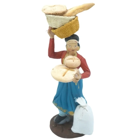 Panettiera di campagna in terracotta 12 cm