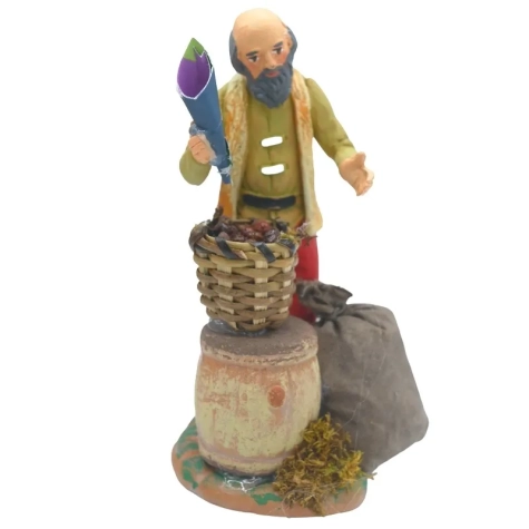 Castagnaro ambulante in terracotta 10 cm