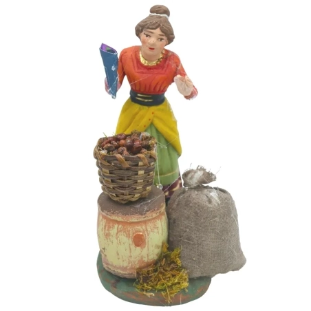 Castagnara ambulante in terracotta 10 cm