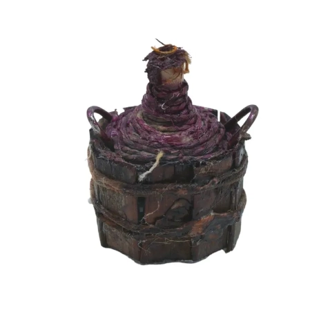 Damigiana  con vino paesano per pastori da 7 a 12 cm