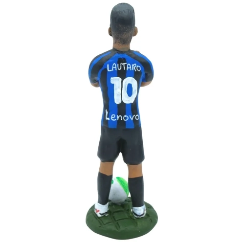 Statuetta Lautaro Martinez in terracotta 17 cm