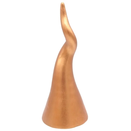 Corno in ceramica da tavolo rame 15 o 20 cm