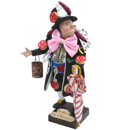 Gobbo scio scio vestito nero 22 cm