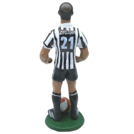 Statuetta Zidane Juventus in terracotta 17 cm