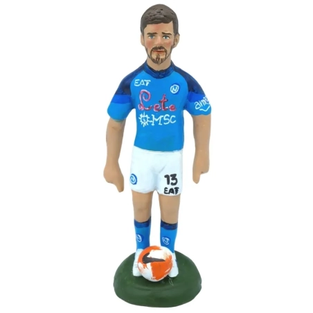 Statuetta Rrahmani Napoli in terracotta 17 cm