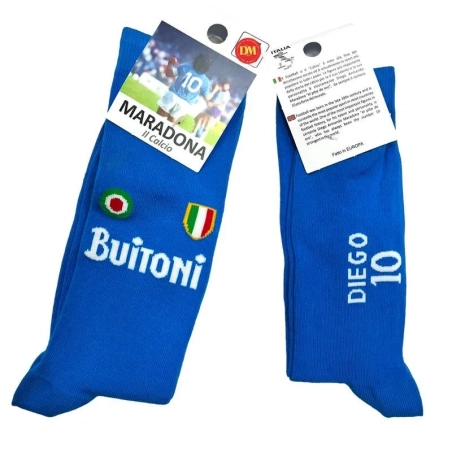 Calzini Buitoni Maradona Napoli TAGLIE BAMBINI E RAGAZZI