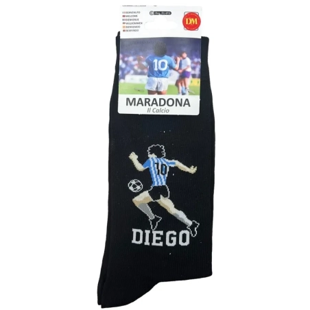 Calzini neri Maradona 100% cotone UNISEX TUTTE LE TAGLIE