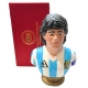 Busto di Maradona argentina in ceramica 15 cm