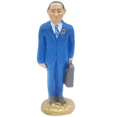 Statuetta Silvio Berlusconi in terracotta 15 cm