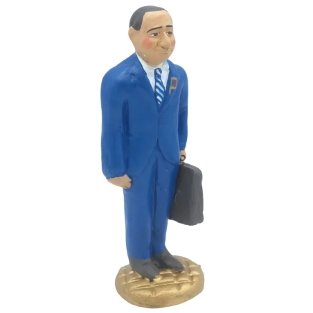 Statuetta Silvio Berlusconi in terracotta 15 cm
