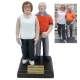 Statuina coppia personalizzata 15 cm