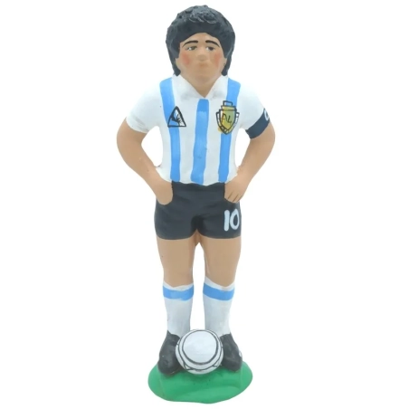 Statuetta Maradona Argentina in terracotta 18 cm