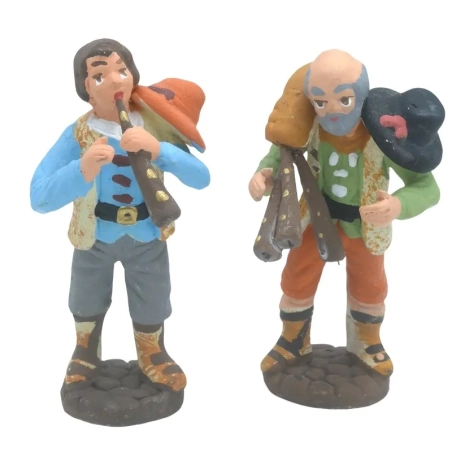 Zampognari in terracotta 7 cm