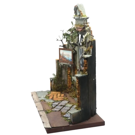 Tempio presepe stile 700 per pastori da 12 a 20 cm