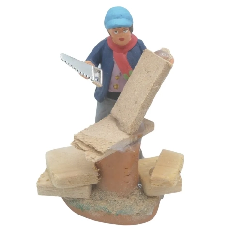 Falegname in terracotta 7 cm