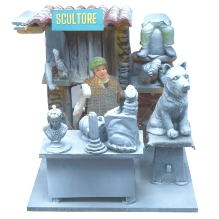 Scultore in movimento 10 cm