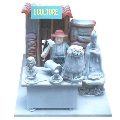 Scultore in movimento 7 cm