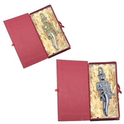 Ciondolo Gobbo sciò sciò in metallo 1.5 cm in scatola regalo - VARI COLORI