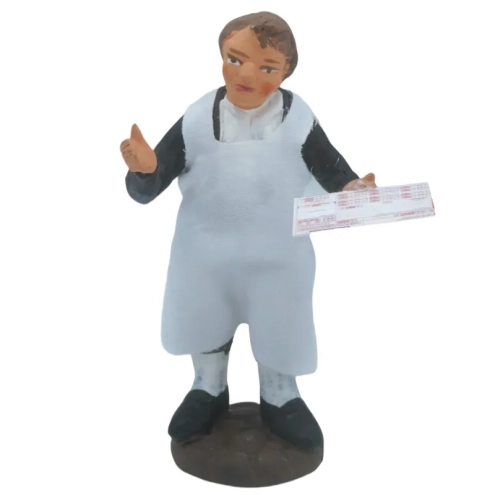 Statuetta Dottore o farmacista in terracotta 10 cm