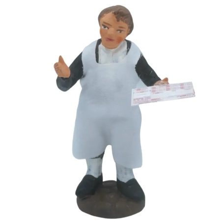 Statuetta Dottore o farmacista in terracotta 10 cm