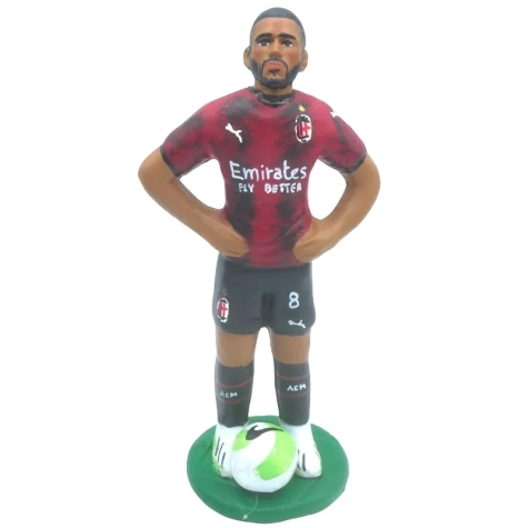 Statuina Loftus-Cheek Milan in terracotta 17 cm